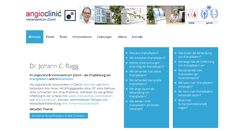 Desktop Screenshot of angioclinic.ch